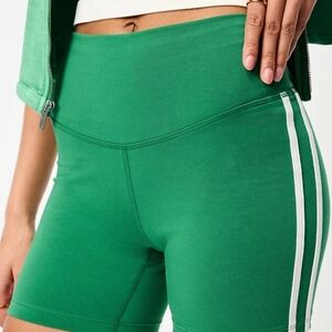 Old Navy Emerald Bike Shorts with White Accent
